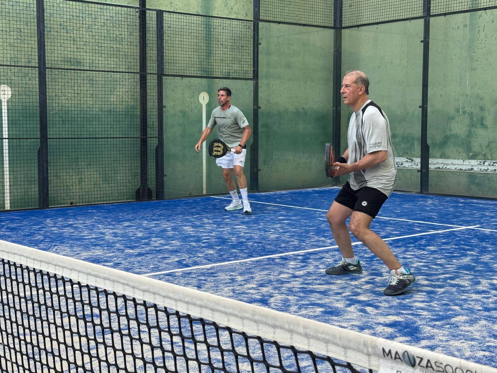 Partido y entrenamiento en Ragoma Pádel